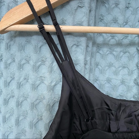 🌈5/$25 BUNDLE! H&M cute satin little black dress LBD - Picture 5 of 7